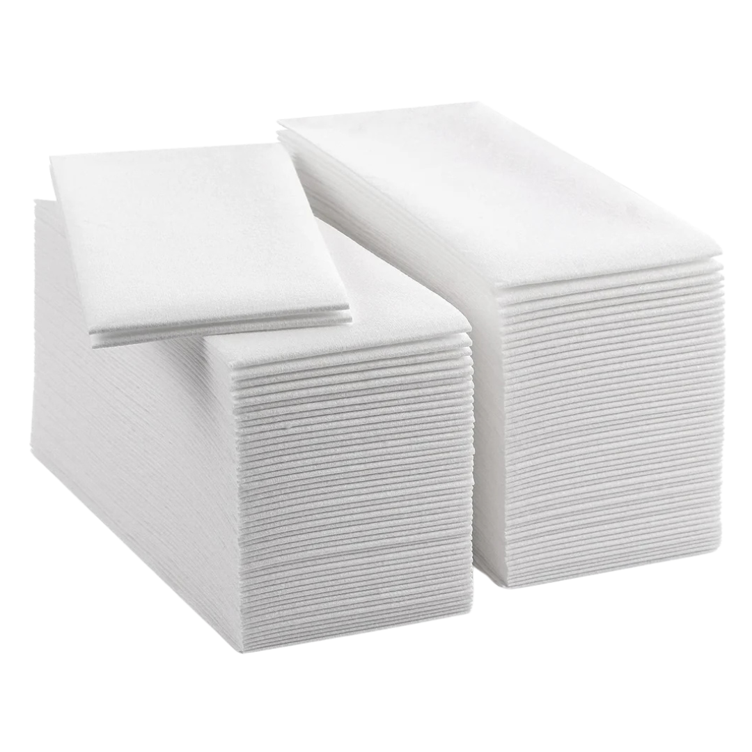 1/8 Fold, Plain Airlaid Pocket Napkin - 50x6/case