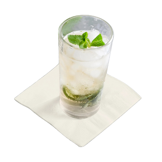 9x9", 1ply Cocktail/Beverage Napkins - 500x8/cs