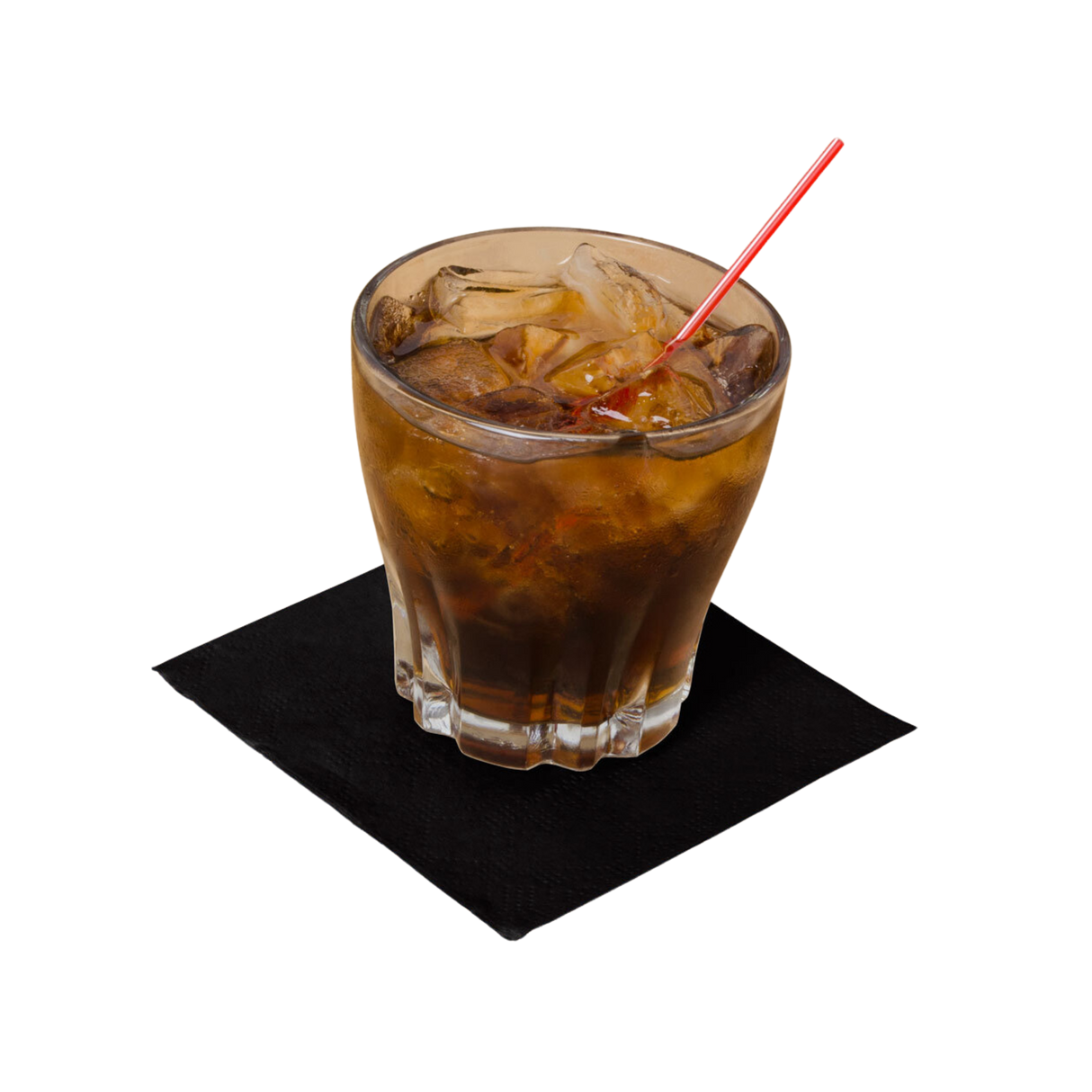 9"x9", 1/4 fold Black Cocktail/Beverage Napkins - 8x250/cs