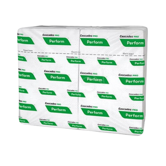 12.6 x 8.5 , 1ply White Interfold Napkin - 376x16/cs