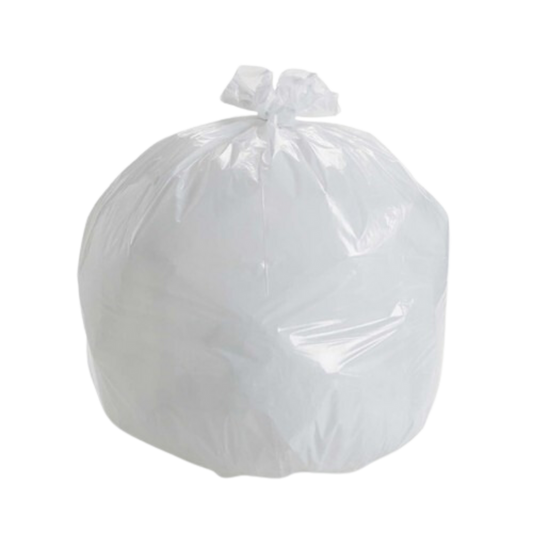 24" x 22" Regular White Notion Bags - 500pcs