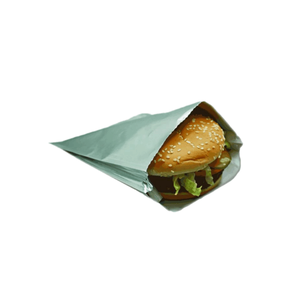 6" x 0.75" x 6.75" Foil Laminated Beef Patty Bags - 500pcs