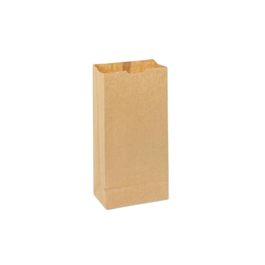 6" x 11", 6 lbs Brown Paper Bags - 500pcs