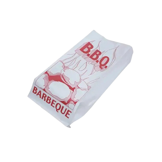 5.5" x 3.5" x 12" Foil Laminated Printed BBQ Chicken Bag - 500pcs