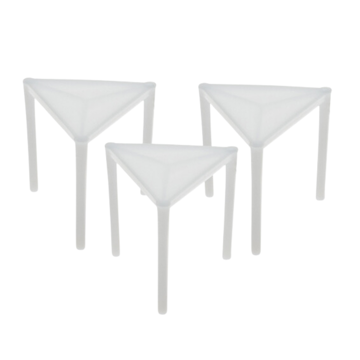 Plastic White Pizza Box Support - 1000pcs