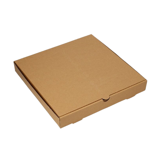 10" x 10" x 2" Kraft Pizza Boxes - 50 pcs
