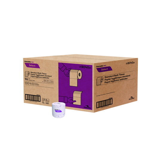 500 sheets 2Ply Standard Toilet Paper - 96 Rolls