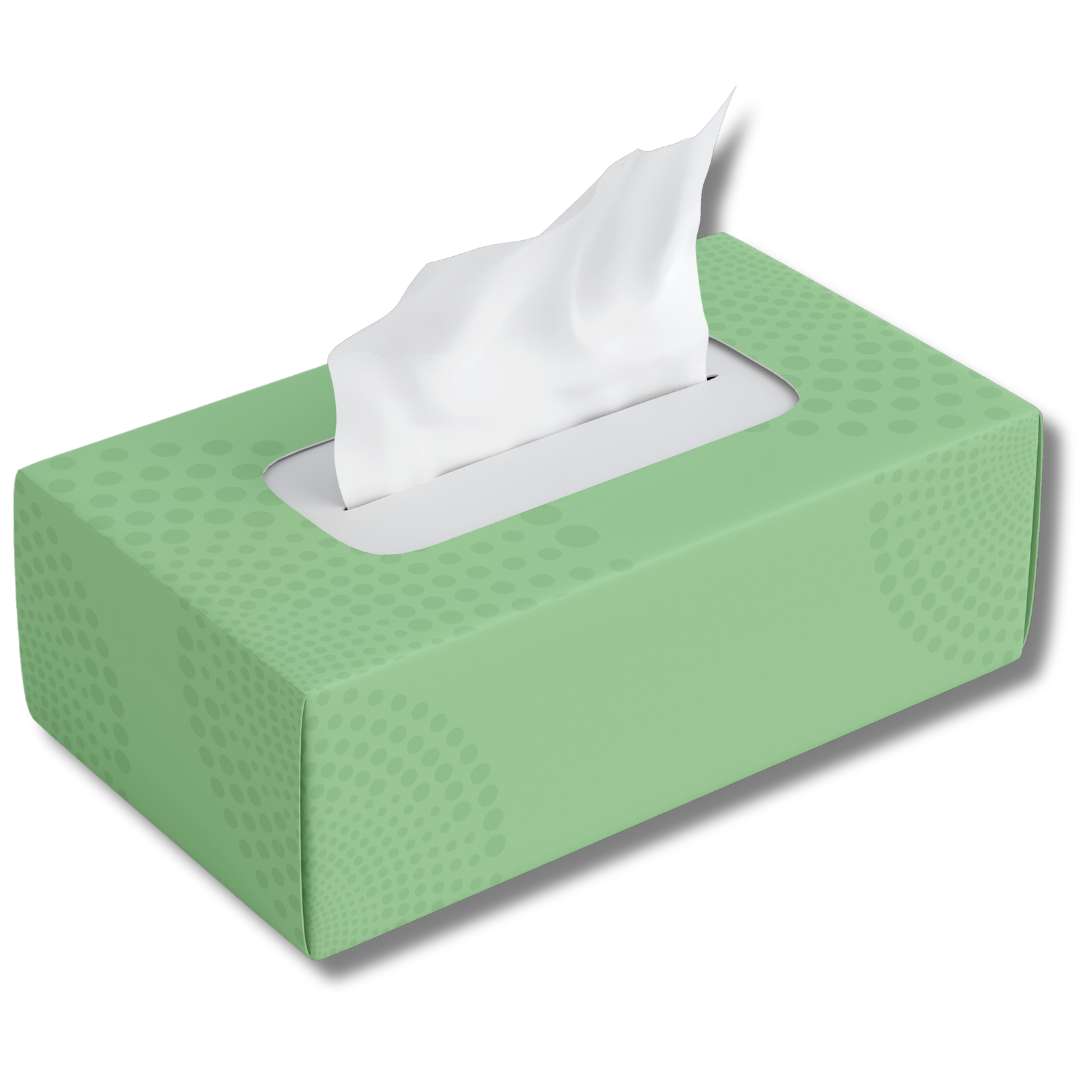 3 box set of 480 sheet, 2 Ply, Facial Tissue - 12/case