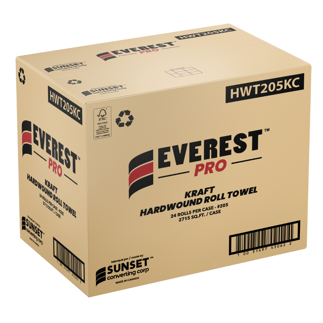 Kraft Hand Towel Rolls - Everest - 24205K
