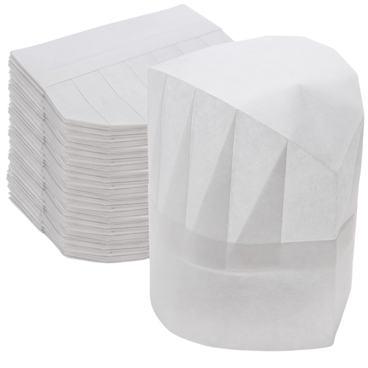 23 cm Non Woven Chefs Hat - 10 x 10 pcs/cs