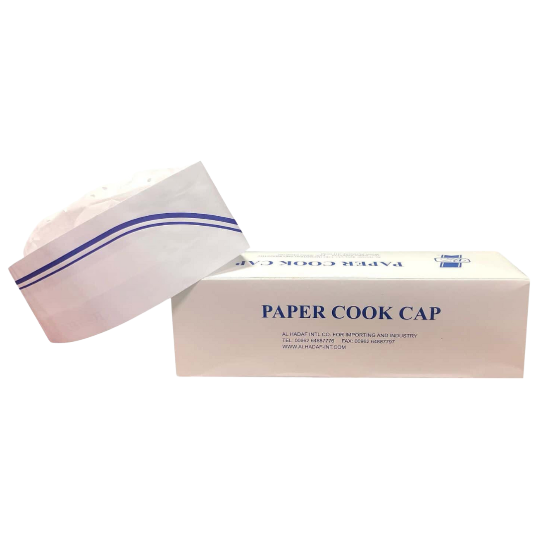 3" Paper Cooks Hat - 100pcs/bag