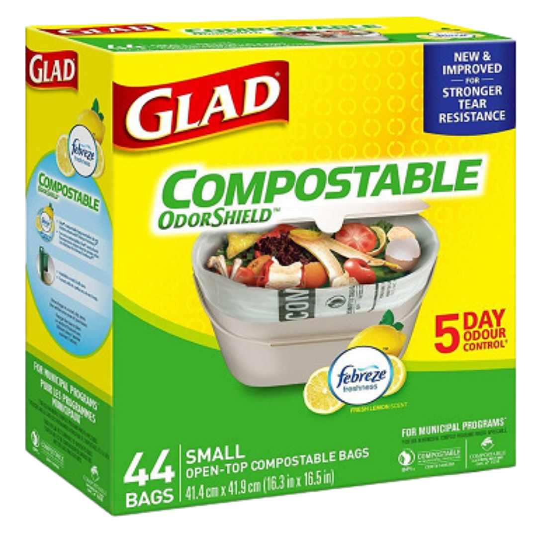 17.5" X 16.5" Small Compostable Bags - 100/box