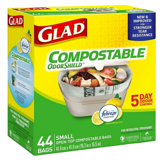 17.5" X 16.5" Small Compostable Bags - 100/box