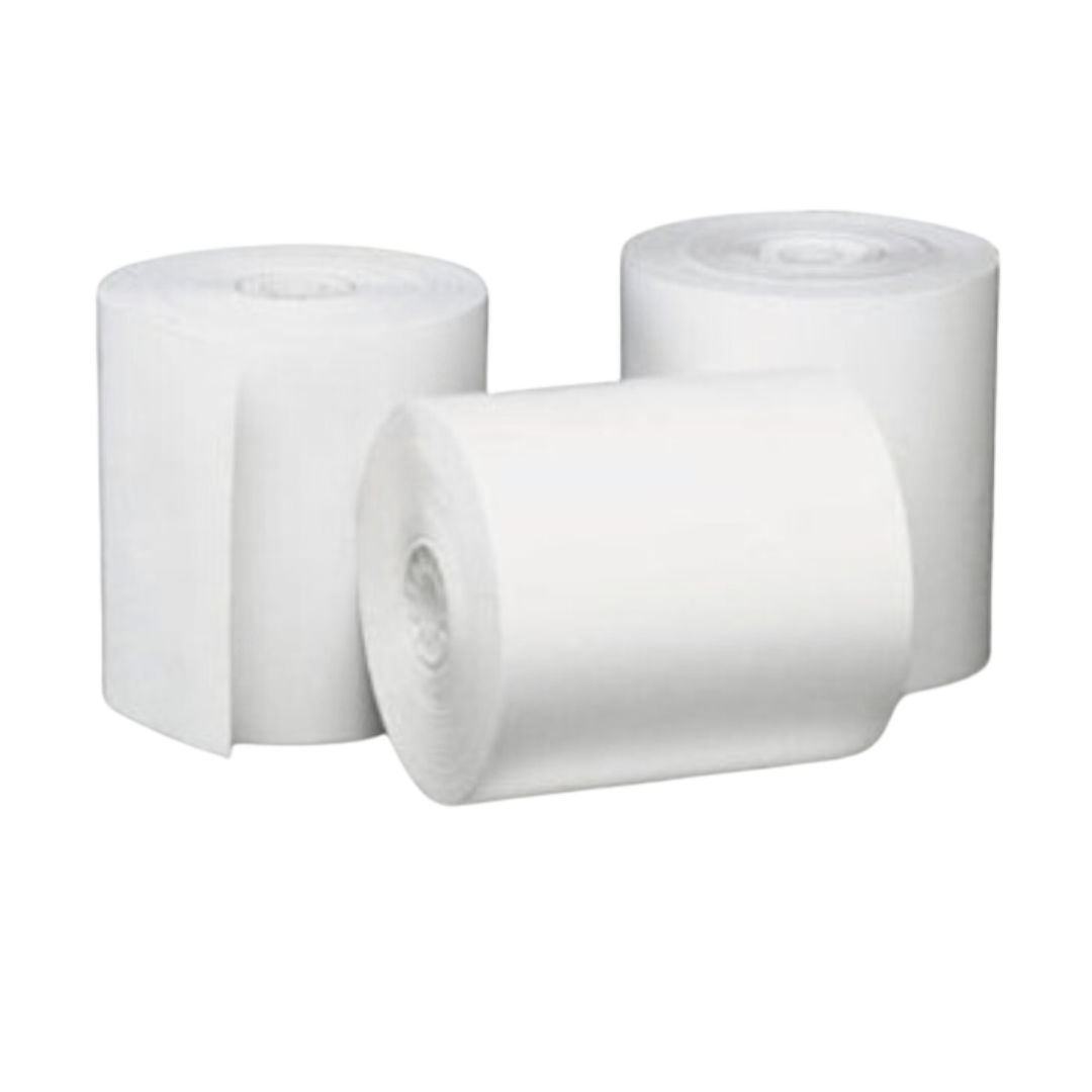 3"x3" Bond Paper Register Rolls - 50 rolls