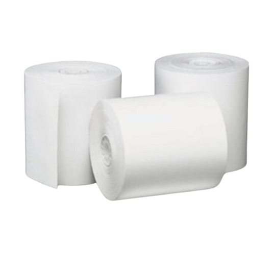 3"x3" Bond Paper Register Rolls - 50 rolls