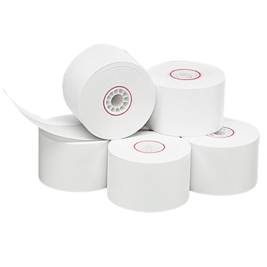 2.25"x2.75" Bond Paper Register Rolls for Adding machine - 50 rolls
