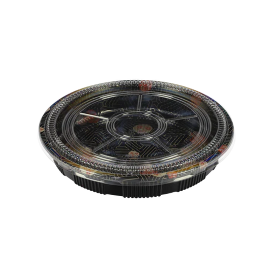 11" Round Sushi Tray - 120 sets