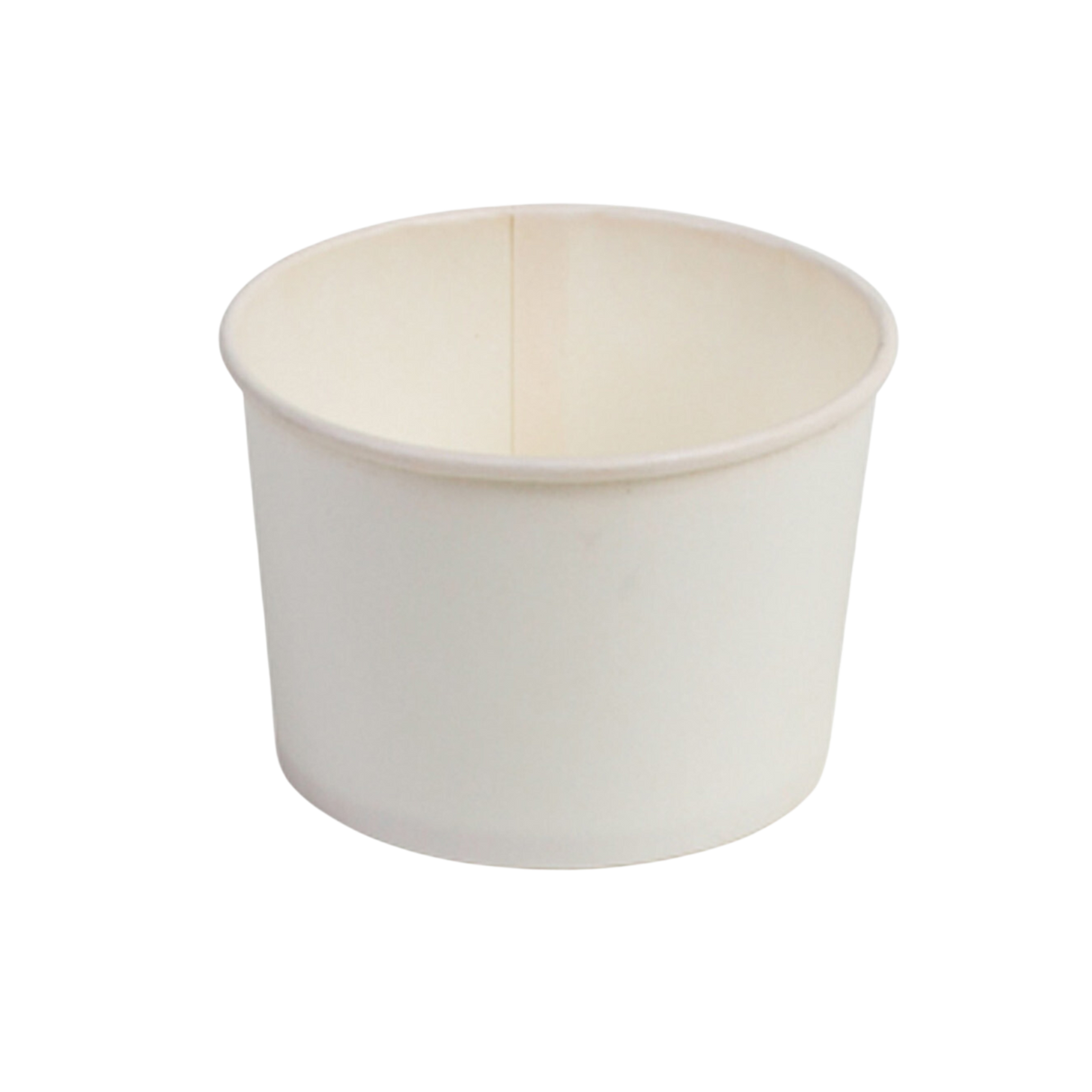 12oz White Paper Soup Containers - 500 pcs