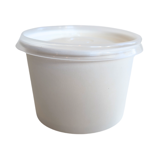 8oz White Paper Soup Cups - 1000 pcs