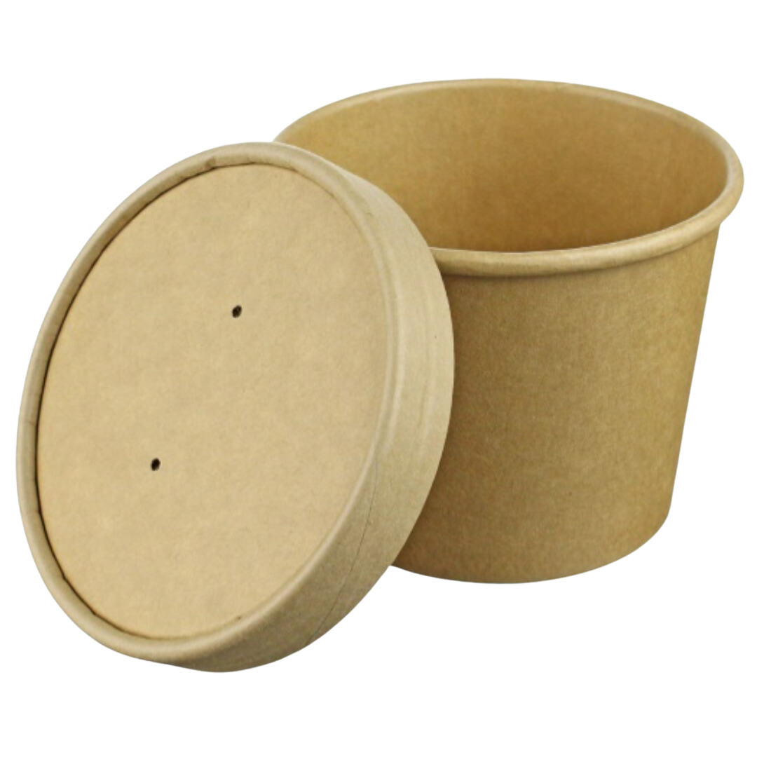 Lids for Paper Soup Cup - 500 pc/case