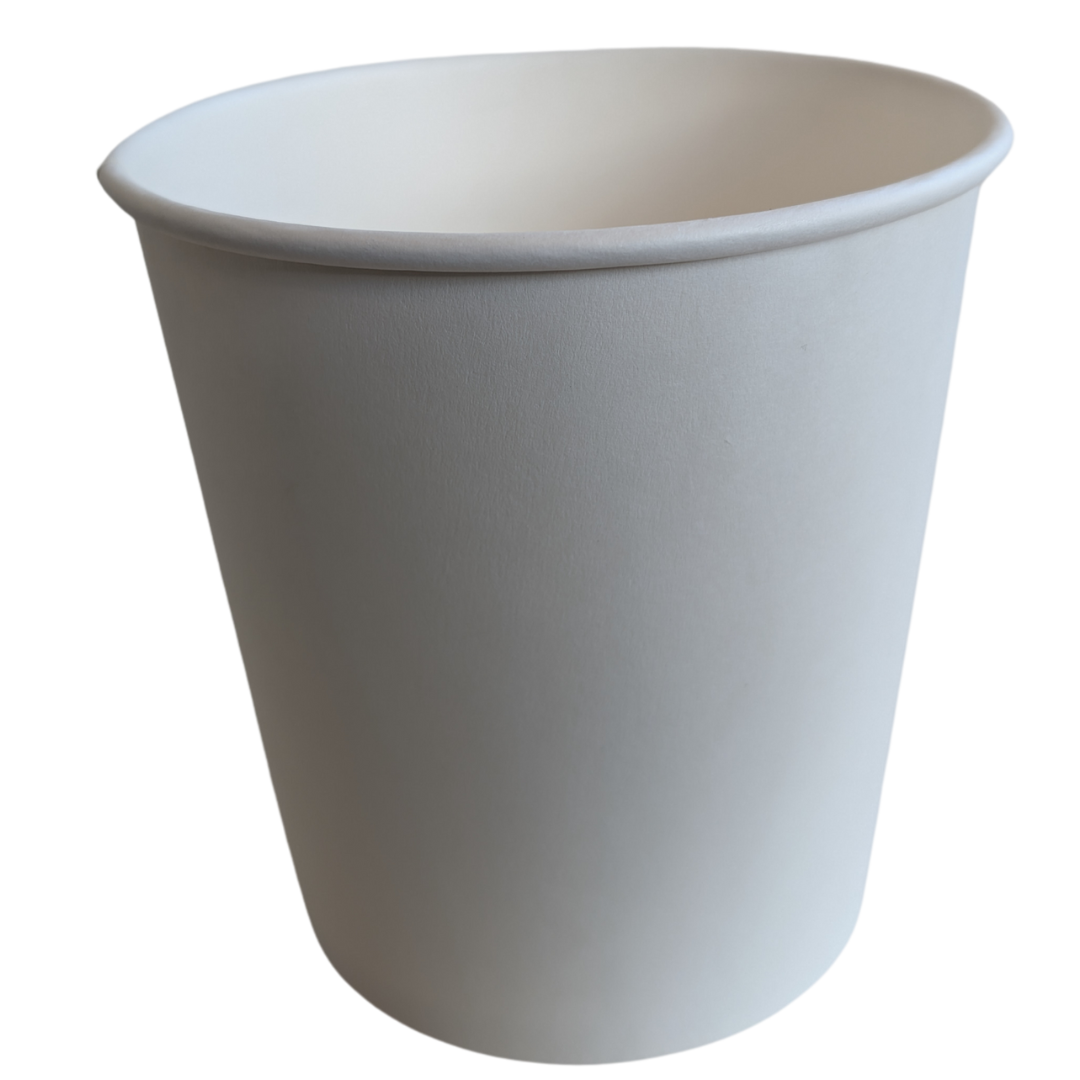 24oz White Paper Soup Cups - 500 pcs