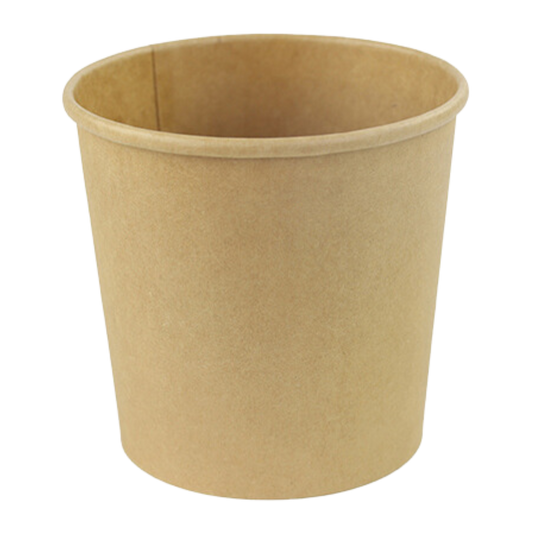 24oz Kraft  Paper Soup Cup - 500 pcs