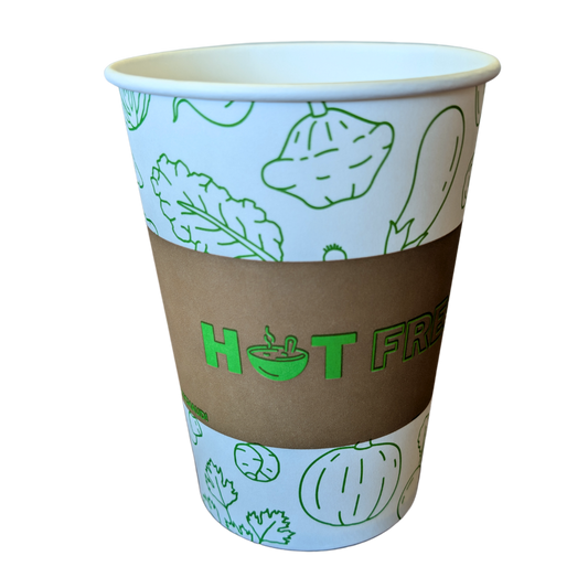 32oz Printed  Paper Soup Cup - 500 pcs