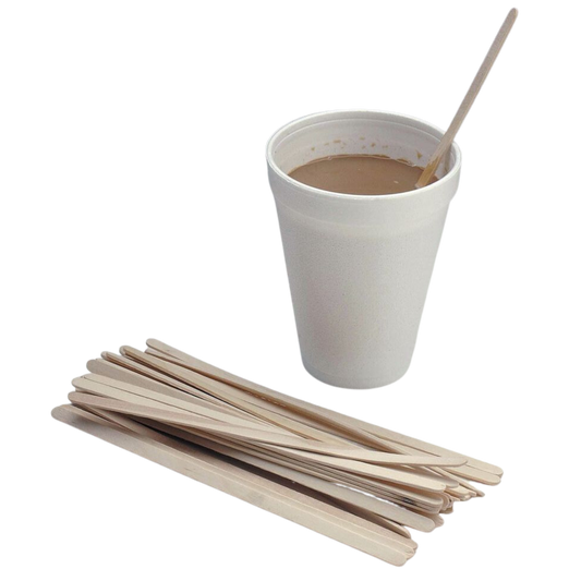 7" Wooden Stir Sticks - 1000 x 10/case
