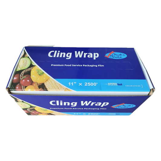 11" x 2500' Food Wrap Film With Cutter - 1 Roll