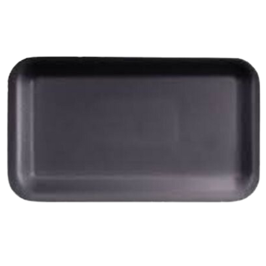 10S (10.7" X 5.8" X 0.6") Black Foam Tray - 500pcs