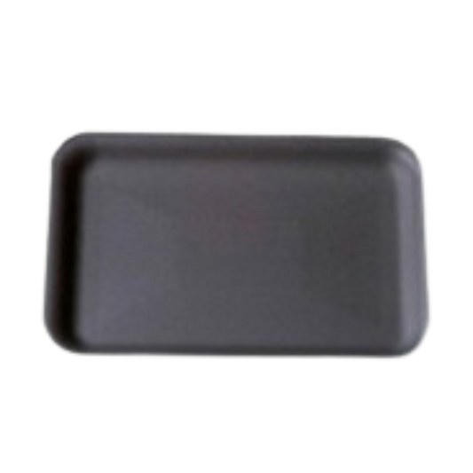 2P (8 X 5.75 X 1.2") Black Foam Tray - 400 pcs