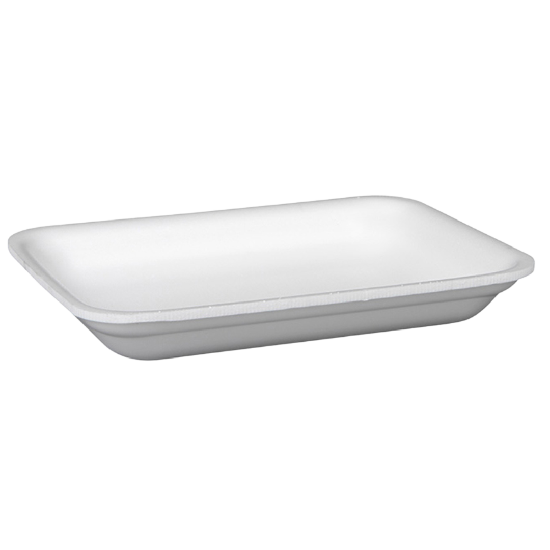2P White Foam Tray - 400 pcs