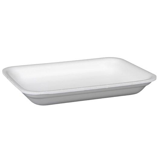 2P White Foam Tray - 400 pcs