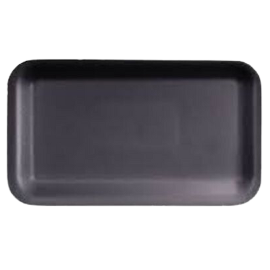 3PP (8.6" x 6.3" x 1.0") Black Foam Tray - 400pcs