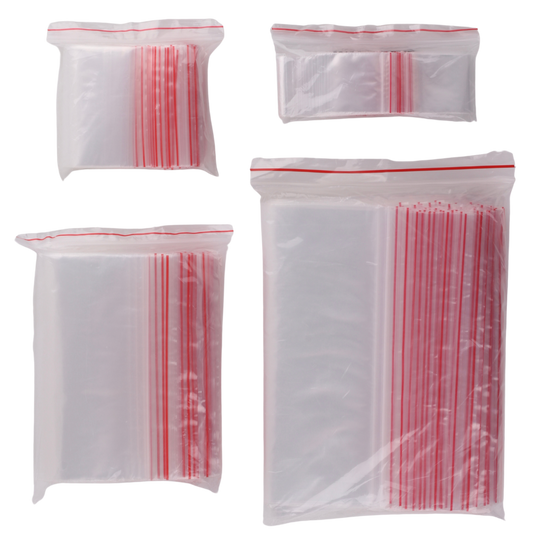 3" x 5", 2 mil Ziplock Bags - 1000pcs