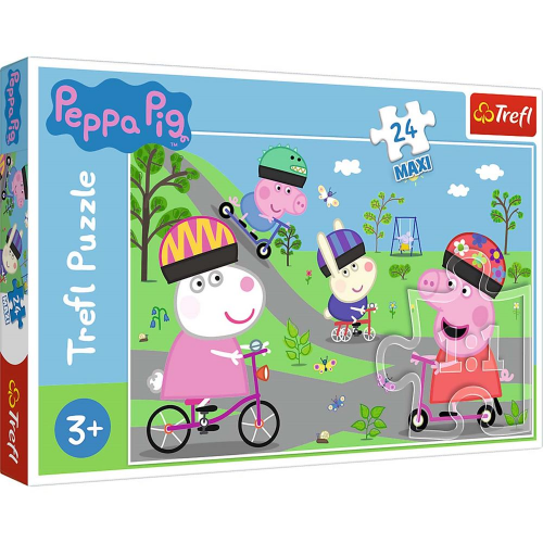PUZZLE - MAXI PEPPA ACTIVE DAY - 24pc (Case of 8)
