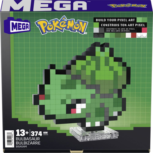 POKEMON - BULBASAUR [PIXEL ART] (Case of 4)