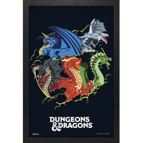 DUNGEONS and DRAGONS - DRAGONS - 11" x 17" GEL PRINT (Case of 6)