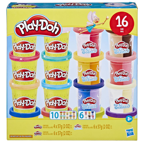 PLAY-DOH - SPARKLE and SCENTS VARIETY PACK (Case of 4)