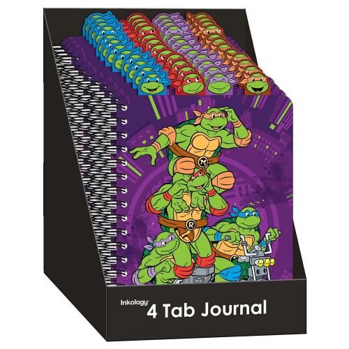 TMNT - 4 TAB JOURNAL (Case of 12)