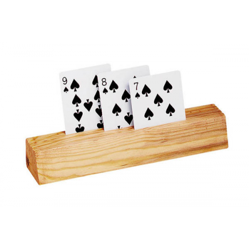 2PC 9" 3 SLOT WOODEN CARD HOLDER (Case of 40)