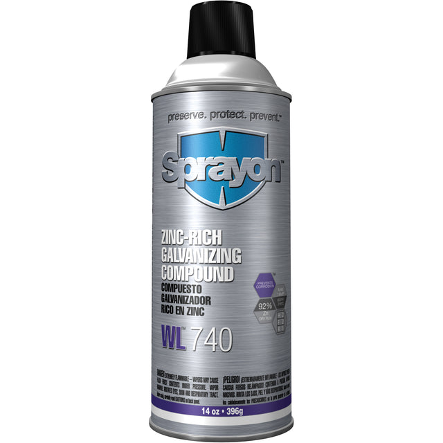 WL740 Zinc-Rich Galvanizing Compound, Aerosol Can
