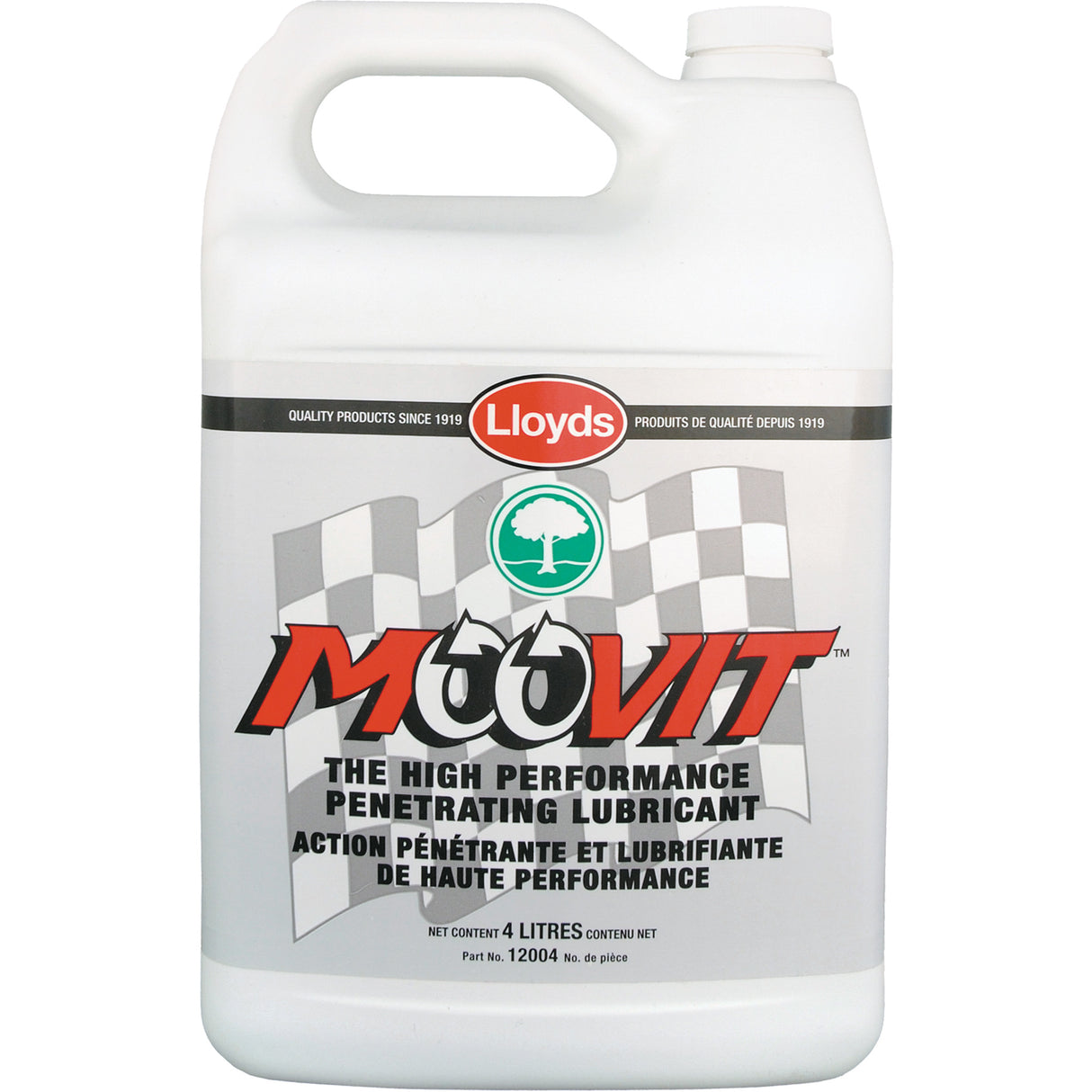 Moovit High Performance Lubricant, Jug, 4 L