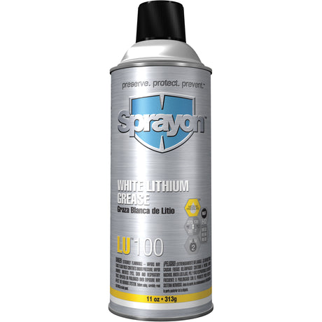 LU100 White Lithium Grease, Aerosol Can