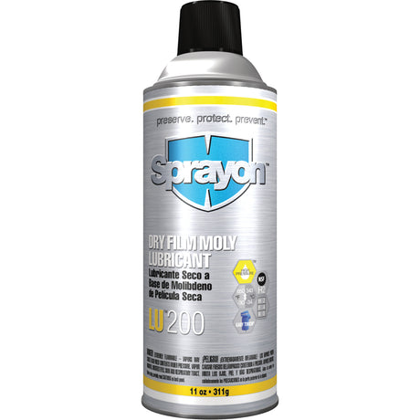 LU200 Dry Film Moly Lubricant, Aerosol Can