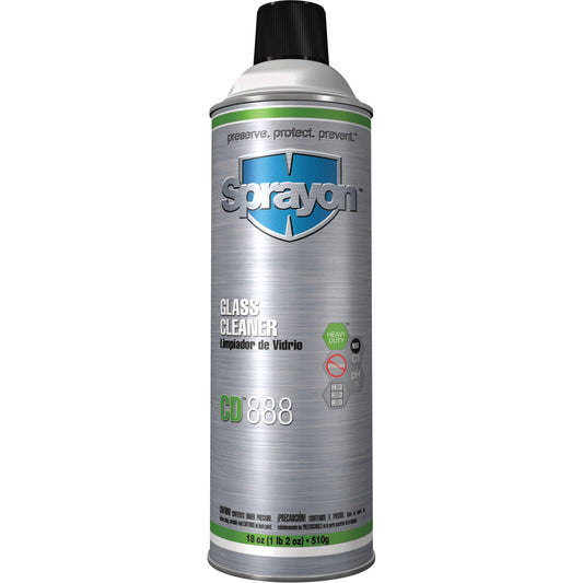 CD888 Glass Cleaner, 20 oz., Aerosol Can