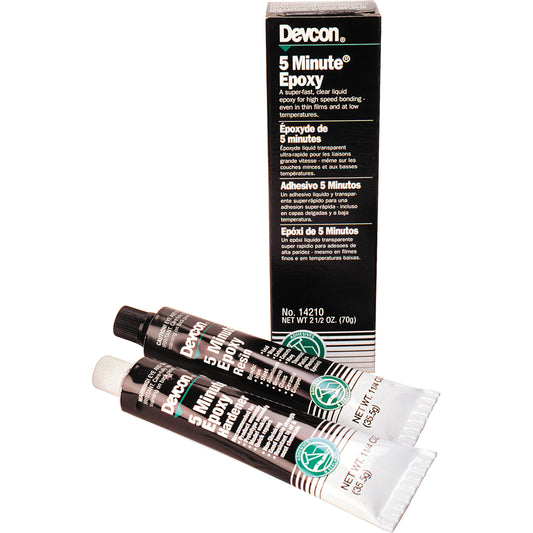5-Minute Adhesive, 70 g, Tube, Two-Part, Clear