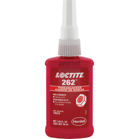 Threadlocker 262 , Red, High, 50 ml, Bottle