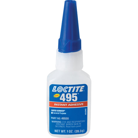 495™ Super Bonder® Instant Adhesive, Clear, Bottle, 28.3 g