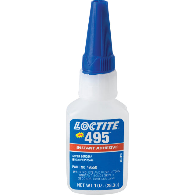 495™ Super Bonder® Instant Adhesive, Clear, Bottle, 28.3 g